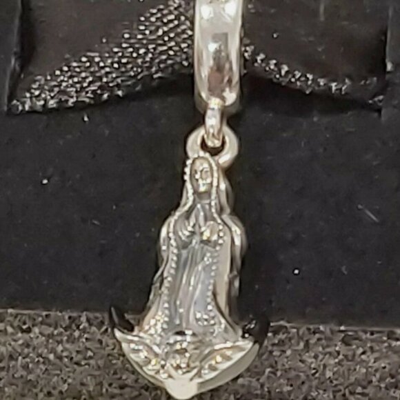 AUTHENTIC PANDORA STERLING SILVER Virgin of Guadalupe Motif Dangle 799646C01 - Picture 9 of 12